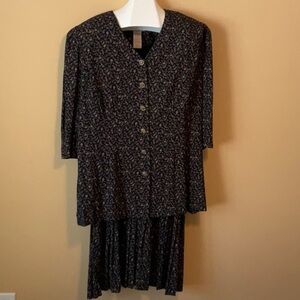 More Jazz Size 22WP Printed Dress With Jacket